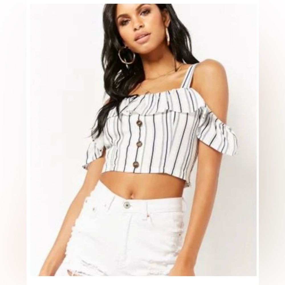 Essue Cropped Tank Top Linen